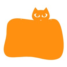 쿠 홈 인테리어 메모 보드 MO 43 걸이형 오렌지, 아크릴