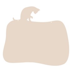 쿠 홈 인테리어 메모 보드 MO 40 걸이형 베이지, 아크릴