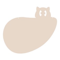 쿠 홈 인테리어 메모보드 MO 48 걸이형 베이지, 아크릴