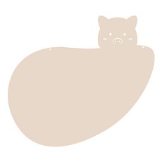 Ku 家居裝飾留言板 MO 47 掛式 米色, 壓克力