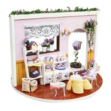 CUTE ROOM JS Diorama 微型 DIY 套件 DK0183, 薰衣草故事