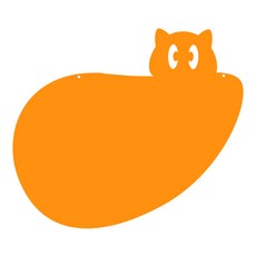 쿠 홈 인테리어 메모보드 MO 48 걸이형 오렌지, 아크릴