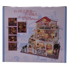 FENGZI JS DIY模型豪華房屋 FZ0258+蓋子, 混色