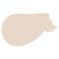 메모보드 MO 56 걸이형 베이지 컬러보드, 아크릴