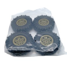 Austar 4020F 1.9吋 110mm 1/10岩石車輪胎 帶鎖輪圈 RC輪, 混色, 2套