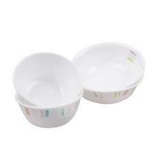 Corelle 康寧 2人份彩繪印花餐碗組, 混色, 飯碗 2入+大碗 2入