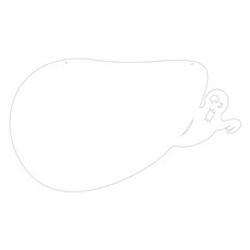 쿠 홈 인테리어 메모판 MO 53 걸이형 화이트, 아크릴