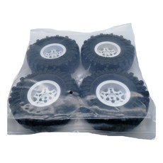 Austar 4020D 1.9吋 110mm 1/10岩石車輪胎 帶鎖輪圈 RC輪, 混色, 2套