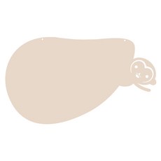 酷 家居裝飾記事板 MO 54 掛式 米色, 壓克力