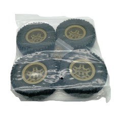 Austar 3020G 1.9 Inch 103mm 1/10 Scale Tires with Wheel Rim RC 휠, 혼합 색상, 2세트