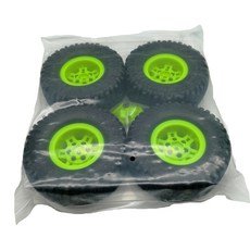 Austar 3020F 1.9 Inch 103mm 1/10 Scale Tires with Wheel Rim RC 휠, 혼합 색상, 2세트