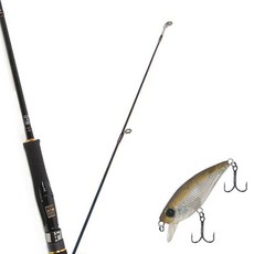 Won Da Avalon捲線器擬餌釣竿 602M+Damiki Mu 45 SP硬餌擬餌 213H PHANTOM, 1套