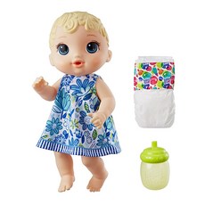 베이비얼라이브 물먹는 아기 인형, 혼합 색상, 1개