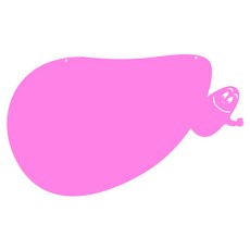 Kuu 家居裝飾掛粉色備忘錄板 MO 57, 亞克力