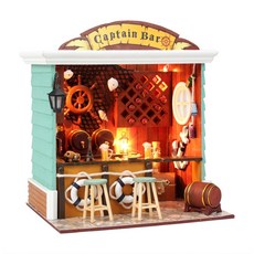 FENGZI JS DIY 디오라마 캡틴 바 FZ0267, 혼합 색상, 1개