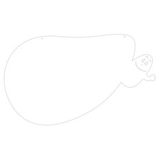 Kuu 家裝備忘錄板 MO 57 掛白, 亞克力