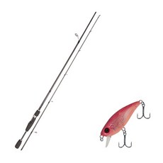 Youngkwu產業Blue Force Star Gen Lure釣魚竿 S66ML+Damiki Mu 45 SP硬體餌lure 224H PURPLE PIRI, 1套