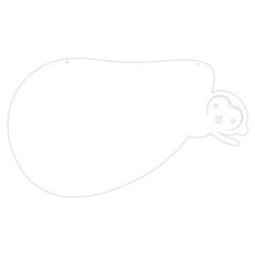 酷 家居裝飾記事板 MO 54 掛式 白色, 壓克力