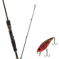 Won Da Avalon餌料擬餌釣魚竿 632M+Damiki Mu 45 SP硬餌擬餌 216H APACHE, 1套