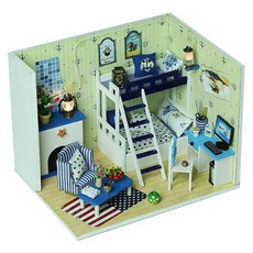 ANZHE JS 디오라마 DIY 키트 Dark-blue Dream AZ0045, 혼합 색상, 1개