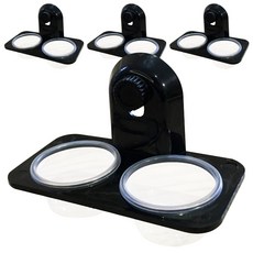 aryko 爬行動物餵食台 2 孔用於彼得盒, 4件