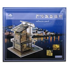 GANGQIANG JS迷你模型場景DIY組合Valencia coast GQ0329, 混色