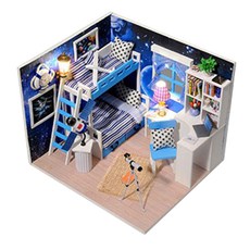 ANZHE JS 디오라마 DIY 키트 Dream of Space AZ0042, 혼합 색상, 1개