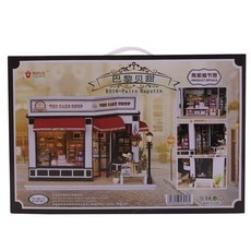 ANZHE JS模型場景DIY組 巴黎的麵包店 AZ0021+含蓋子, 混色