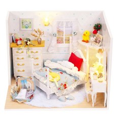 ANZHE JS 디오라마 DIY 키트 Lovely Princess AZ0040, 혼합 색상, 1개