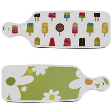 Roem Design 上菜板 2件 floral design白色連翹花 套組, floral design白色連翹花, 硬質, 1套