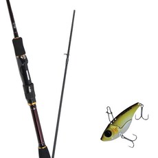 Won Da Besta路亞竿 602MLSP+Damiki金屬亮片 Bolt-55 15g, 008 阿玉