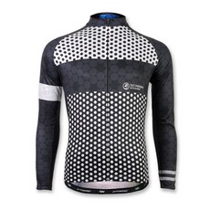 2NDWIND 中性款圓點長袖自行車騎行服 JL175