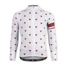 2NDWIND 中性心形長袖自行車騎行服 JL195