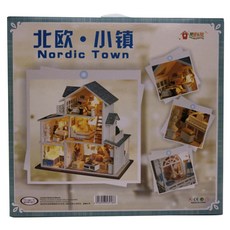 ANZHE JS模型場景DIY組 北歐村莊 AZ0025+含蓋子, 混色