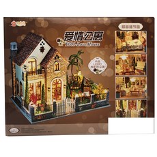 ANZHE JS模型場景DIY組 愛的小屋 AZ0007+含蓋子, 混色