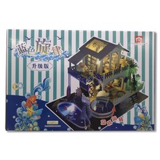 GANGQIANG JS迷你模型DIY組合含包裝 Blue melody GQ0327, 混色