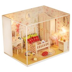 iiECREATE Az Mall ANZHE JS Diorama DIY Kit 甜美夢 AZ0043, 混色