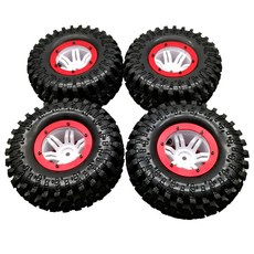 Austar 3021RD 1/10 130mm空氣壓力胎RC輪 4入, 混色, 4件