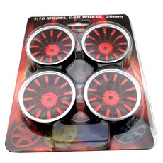 HSP 711A 1/10 26mm On Road Rally Wheel 6mm offset RC車輪 4入, 混色, 4件