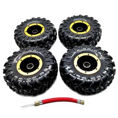 Austar 3024GD 1/10 130mm空氣壓力胎RC輪 4入, 混色, 4件