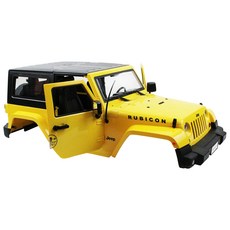 injora 1/10車殼RC車車殼, 黃色的, 1個