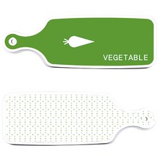 Roem Design 上菜砧板 2入 簡約圖案 套組, 簡約圖案, 蔬菜綠, 1套