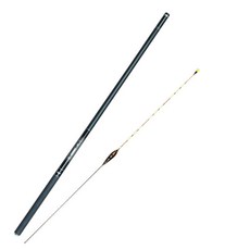YGF淡水釣魚竿 深水 28+水邊釣魚浮標 鐵製 2件組, 混色
