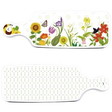 Roem Design 上菜砧板 2入 簡約圖案套組, 簡約圖案, 花圃, 1套