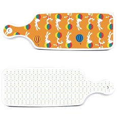 ROEM DESIGN 上菜砧板 2入 簡約圖案套組, 簡約圖案, 兔子2, 1套