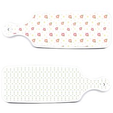 Roem Design 上菜砧板 2入 簡約圖案組, 簡約圖案, 燻色牽牛花白, 1套