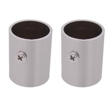 衣架組裝長管固定座 2入, 銀色