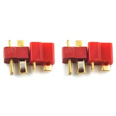 제트드레이싱 레프리카 ZD RACING Dens Connector RC 배터리 ZD181946, 혼합 색상, 2세트