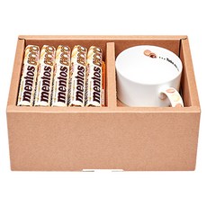 멘토스 초코 화이트 선물 세트, 380g, 1세트