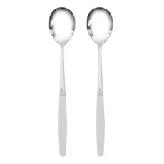 Pick Me 彩色基本款成人湯匙, 白色, 2個